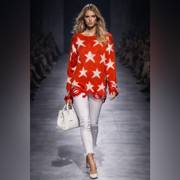 Wildfox Seeing Stars Lennon Sweater Celebrity Favorite - Picture 14 of 14